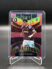 Lucas Paqueta [Pink] #8 Soccer Cards 2022 Panini Select Premier League Equalizers Prices