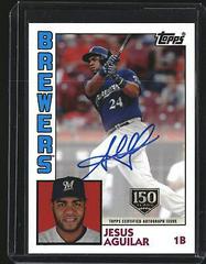 Jesus Aguilar [150th Anniversary] Baseball Cards 2019 Topps Update 1984 Baseball Autographs Prices