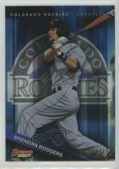 Brendan Rodgers [Blue Refractor] #TP-45 Baseball Cards 2015 Bowman's Best Top Prospects Prices