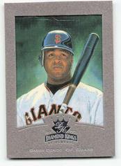 Barry Bonds [Framed Portraits Silver] #18 Baseball Cards 2002 Donruss Diamond Kings Prices