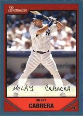 Melky Cabrera #7 Baseball Cards 2007 Bowman Prices