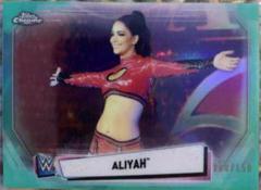 Aliyah [Aqua Refractor] #73 Wrestling Cards 2021 Topps Chrome WWE Prices