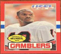Gerald McNeil #46 Football Cards 1985 Topps USFL Prices