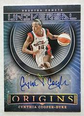 Cynthia Cooper Dyke [Black] #UA-CCD Basketball Cards 2023 Panini Origins WNBA Universal Autographs Prices