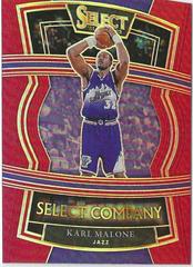 Karl Malone [Red Prizm] #20 Basketball Cards 2021 Panini Select Company Prices
