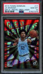 Ja Morant [Red Laser] Basketball Cards 2019 Panini Donruss Great X-Pectations Prices