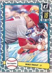 Mike Trout [Holometric] Baseball Cards 2016 Panini Donruss 1982 Prices