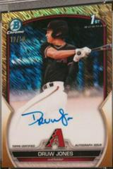 Druw Jones [Gold Shimmer] #CPA-DJ Baseball Cards 2023 Bowman Chrome Prospect Autographs Prices