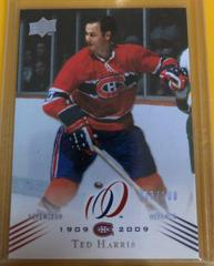 Ted Harris Hockey Cards 2008 Upper Deck Montreal Canadiens Centennial Prices