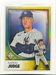 Aaron Judge [Gold Refractor] #23 Baseball Cards 2023 Topps Transcendent Prices