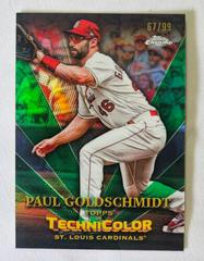 Paul Goldschmidt [Green] Baseball Cards 2023 Topps Chrome in Technicolor Prices