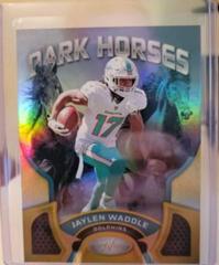 Jaylen Waddle [Gold] Football Cards 2022 Panini Certified Dark Horses Prices