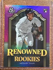 Anthony Volpe [Purple] Baseball Cards 2023 Bowman Platinum Renowned Rookies Prices