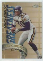 Cris Carter [Refractor] #MG11 Football Cards 1998 Topps Chrome Measures of Greatness Prices