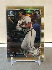 Austin Riley [Gold Refractor] #84 Baseball Cards 2019 Bowman Chrome Prices