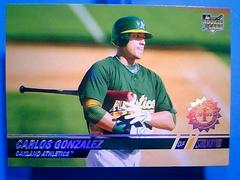 Carlos Gonzalez #128 Baseball Cards 2008 Stadium Club Prices