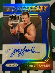 Jerry Lawler [Blue Prizm] #LS-JLW Wrestling Cards 2022 Panini Prizm WWE Legendary Signatures Prices