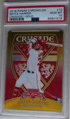 Bryce Harper [Gold] #12 Baseball Cards 2018 Panini Chronicles Crusade Prices