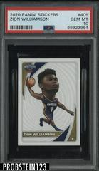 Zion Williamson #405 Basketball Cards 2020 Panini Stickers Prices