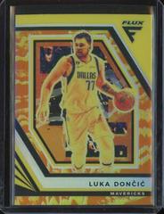 Luka Doncic [Sunrise] #105 Basketball Cards 2022 Panini Flux Prices