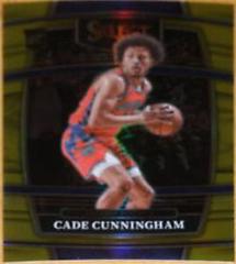 Cade Cunningham [Gold Prizm] Basketball Cards 2021 Panini Select Prices