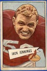 Jack Jennings #59 Football Cards 1952 Bowman Small Prices