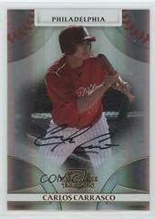 Carlos Carrasco [Autograph Gold] #85 Baseball Cards 2008 Donruss Threads Prices