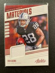 Josh Jacobs #RM-24 Football Cards 2019 Panini Absolute Rookie Materials Prices