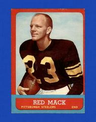 Red Mack Football Cards 1963 Topps Prices