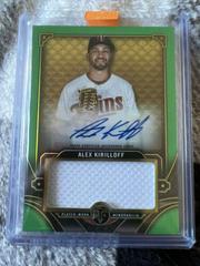 Alex Kirilloff [Emerald] Baseball Cards 2022 Topps Triple Threads Single Jumbo Relics Autographs Prices