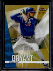 Kris Bryant [Gold Refractor] Baseball Cards 2017 Topps Finest Prices
