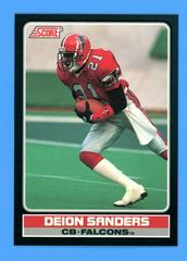 Deion Sanders #15 Football Cards 1990 Panini Score Young Superstars Prices