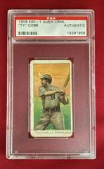 Ty' Cobb Baseball Cards 1909 E90-1 American Caramel Prices