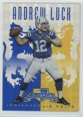 Andrew Luck [Blue] #4 Football Cards 2013 Panini Rookies & Stars Crusade Prices