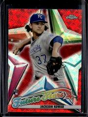Jackson Kowar [Red] #105 Baseball Cards 2022 Topps Chrome Logofractor Prices
