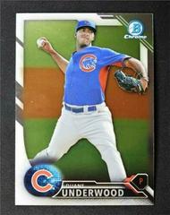 Duane Underwood [Chrome] #BCP101 Baseball Cards 2016 Bowman Prospects Prices