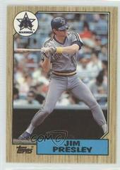 Jim Presley #45 Baseball Cards 1987 Topps Tiffany Prices