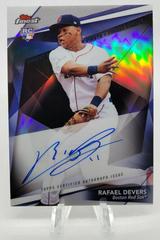 Rafael Devers [Red Wave Refractor] #FFA-RD Baseball Cards 2018 Topps Finest Firsts Autographs Prices