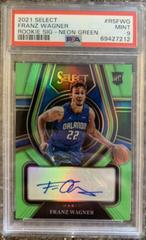 Franz Wagner [Green Prizm] Basketball Cards 2021 Panini Select Rookie Signatures Prices