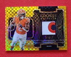 Velus Jones Jr. [Gold] #RSW-16 Football Cards 2022 Panini Select Rookie Swatches Prices