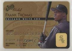 Frank Thomas [Gold] Baseball Cards 1995 Studio Prices