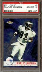 Charles Johnson #5 Football Cards 2001 Topps Finest Prices