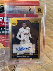 Heung Min Son [Gold] Soccer Cards 2021 Topps Merlin Chrome UEFA Autographs Prices