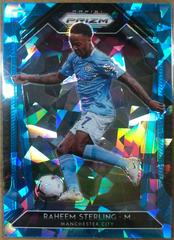 Raheem Sterling [Blue Ice Prizm] Soccer Cards 2020 Panini Prizm Premier League Prices