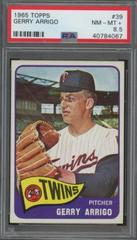 Gerry Arrigo #39 Baseball Cards 1965 Topps Prices