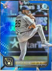 Aaron Ashby [Blue] #33 Baseball Cards 2022 Bowman Chrome Prices