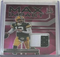 Aaron Rodgers [Neon Pink] Football Cards 2022 Panini Spectra Max Impact Prices