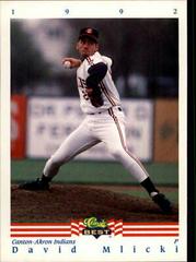 David Mlicki #39 Baseball Cards 1992 Classic Best Prices