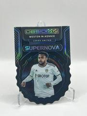 Weston McKennie [Blue] Soccer Cards 2022 Panini Obsidian Supernova Prices