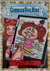 Carrie -cature [Gold Autograph] #37a Garbage Pail Kids at Play Prices
